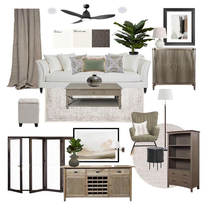 Traditional - Living Room Sample Board Mood Board by gelyelkina23 on Style Sourcebook