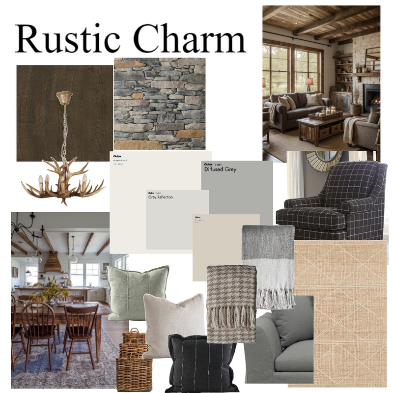 Todd and Krista Traditional Rustic Mood Board by kristin.sainsbury.design on Style Sourcebook