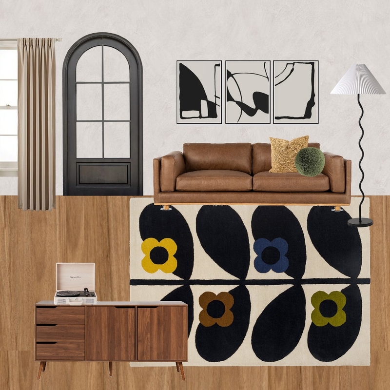 Orla Kiely Wild Rose Fawn 159605 Mood Board by Unitex Rugs on Style Sourcebook