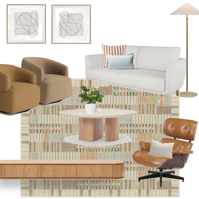 Potts Point Living Room Mood Board by Holm & Wood. on Style Sourcebook