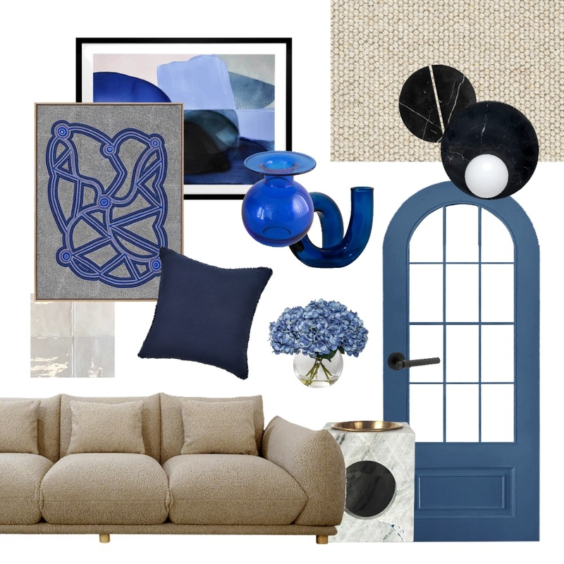 Electric Indigo Mood Board by Hardware Concepts on Style Sourcebook