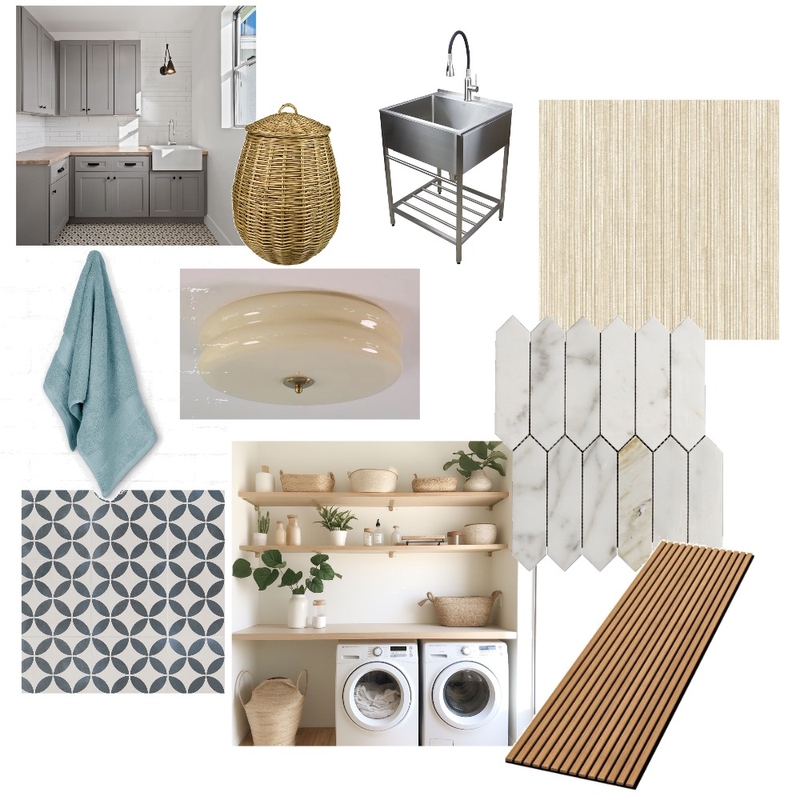 Laundry Room - Module 9 Mood Board by Bianca on Style Sourcebook