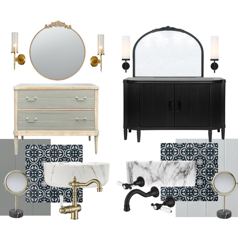 Unfinished Sister bathrooms Mood Board by LaraFernz on Style Sourcebook