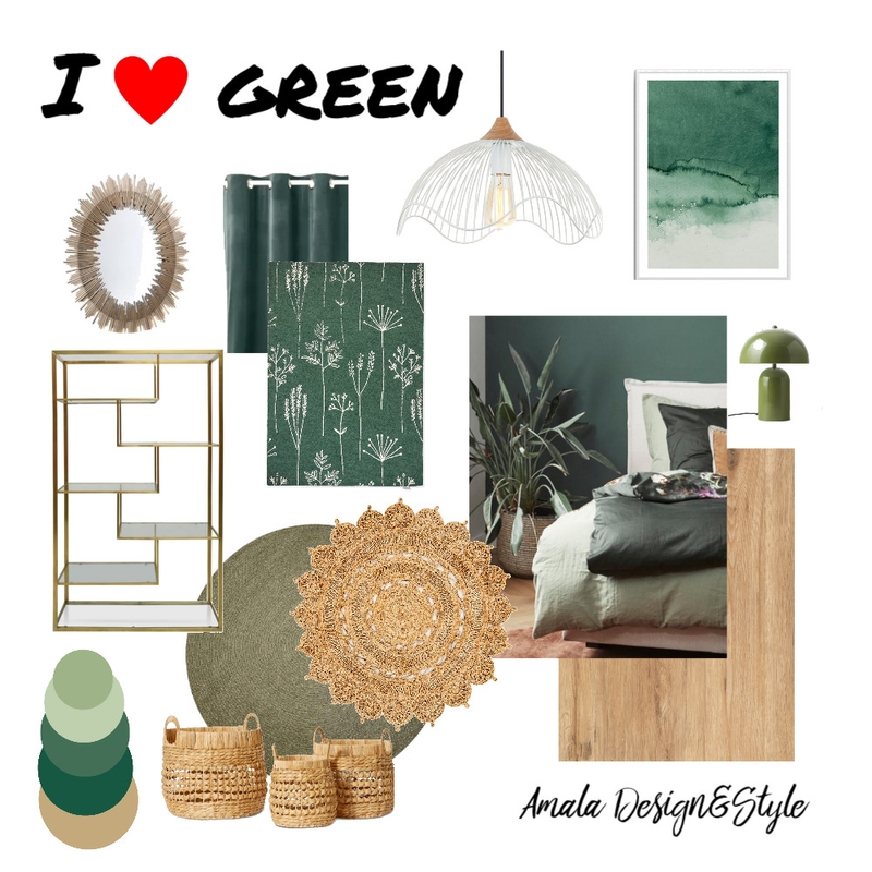 I love green Mood Board by Amala108 on Style Sourcebook