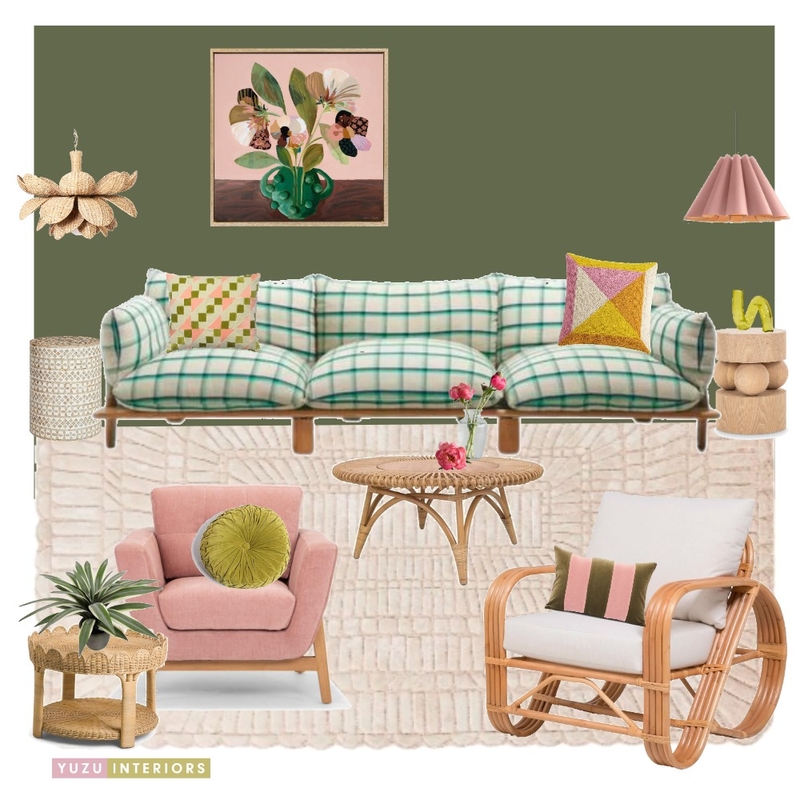 Spring Playful Livingroom Mood Board by Yuzu Interiors on Style Sourcebook