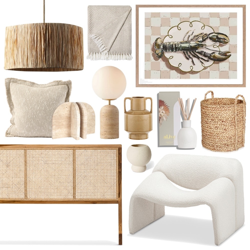 Calm Coastal Reading Corner Mood Board by undefined on Style Sourcebook