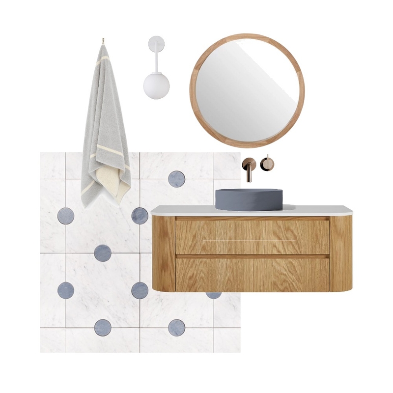 Round Round Bathroom Mood Board by The Sanctuary Interior Design on Style Sourcebook