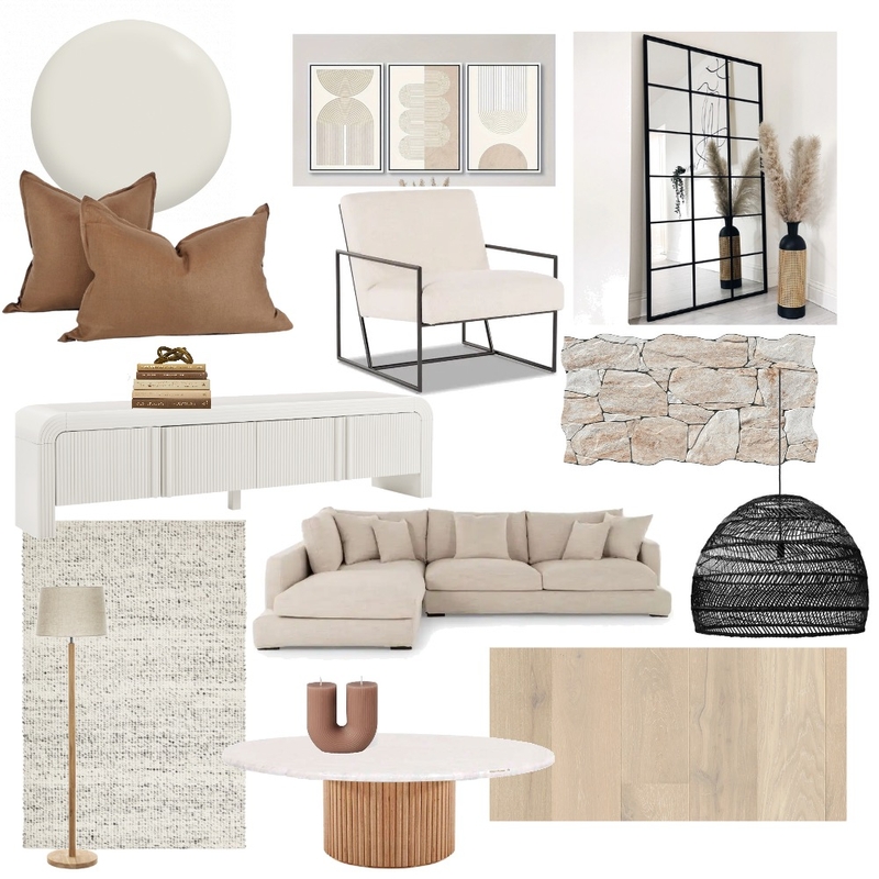 living sample board Mood Board by leahgrech on Style Sourcebook