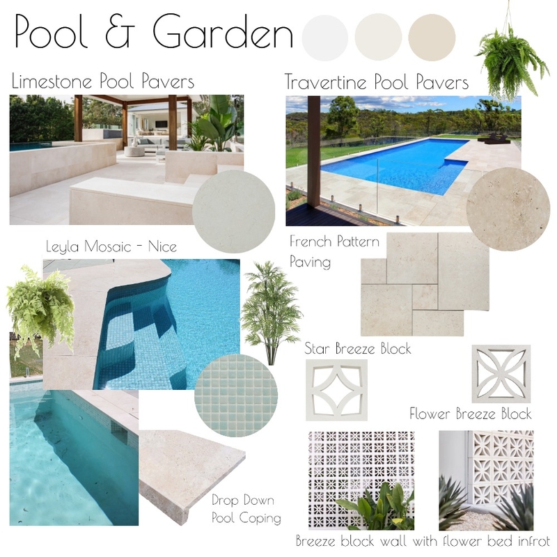 Hunter Valley - Pool & Garden Mood Board by Libby Malecki Designs on Style Sourcebook