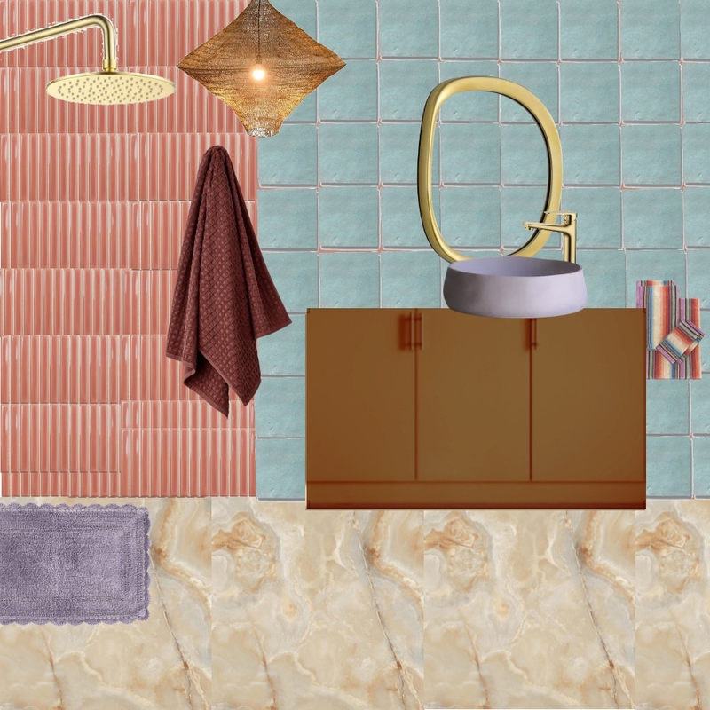 Bath - Peach, Sky & Lilac 1 Mood Board by dl2407 on Style Sourcebook