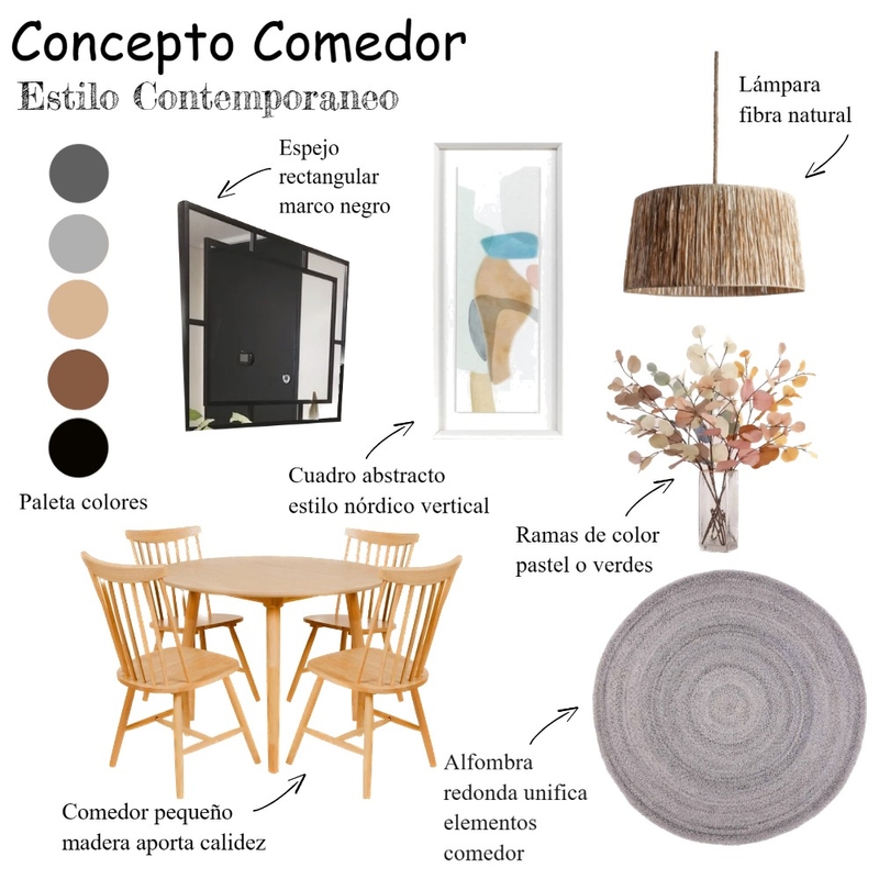 Comedor María Jesús Mood Board by caropieper on Style Sourcebook