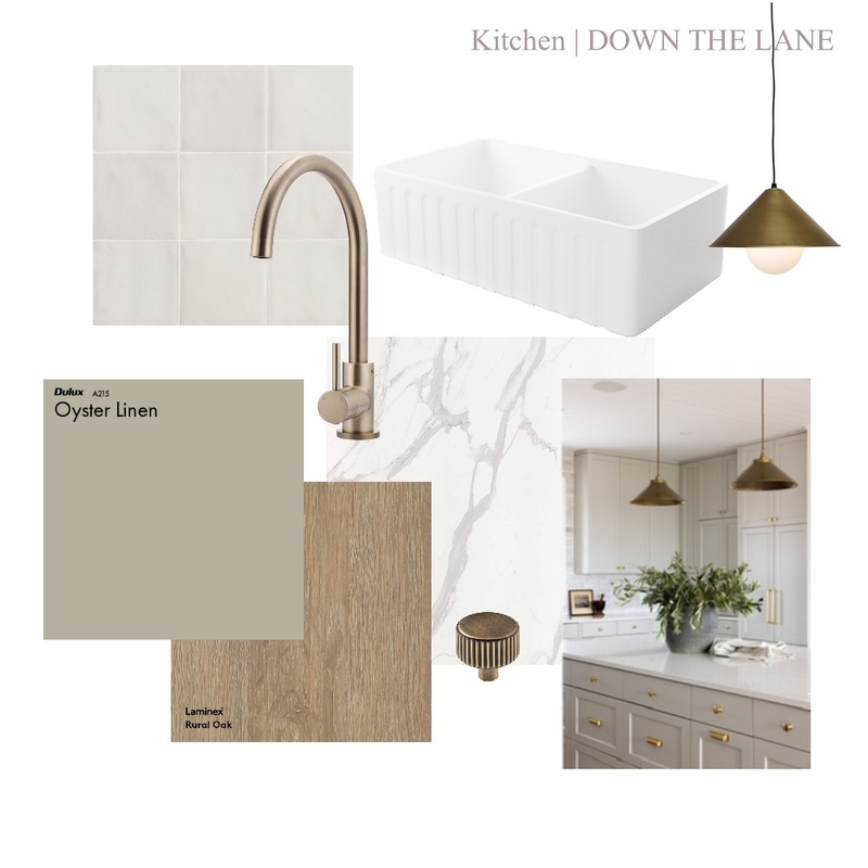 Modern Farmhouse Kitchen Moodboard Mood Board by DOWN THE LANE by Tina Harris on Style Sourcebook