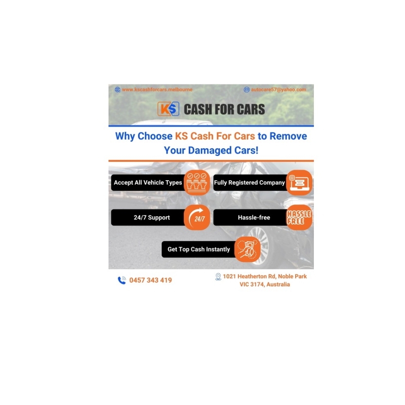 Why choose KS Cash For Cars to Remove Your Damaged Cars in Melbourne Mood Board by kscashforcars on Style Sourcebook