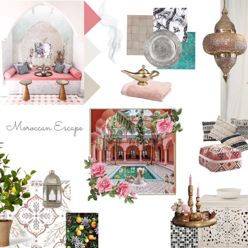 Morrocan Escape Mood Board by Charlotte Symens on Style Sourcebook