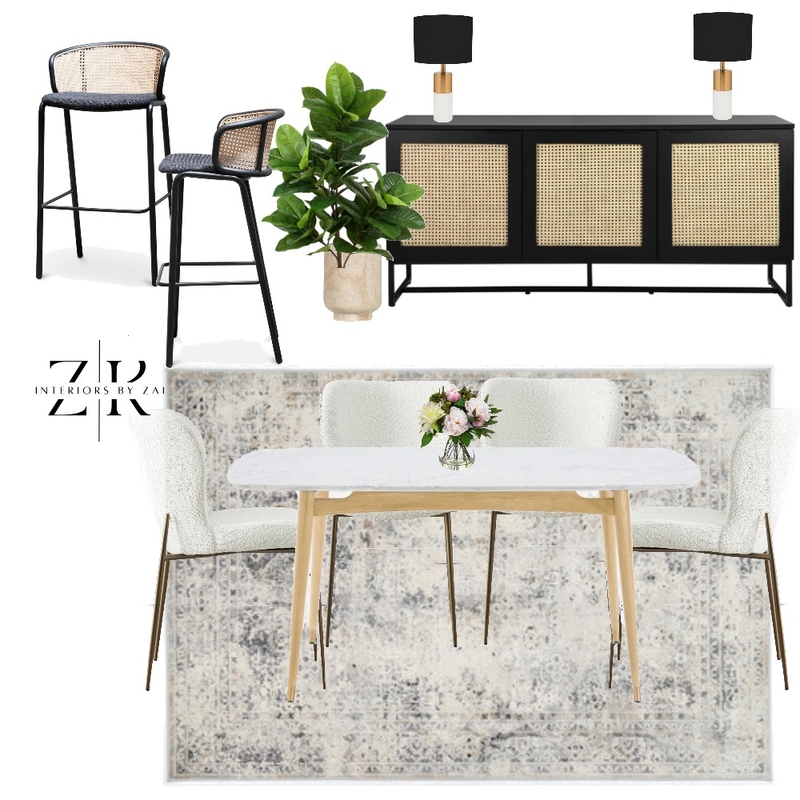 light modern dining Mood Board by Interiors By Zai on Style Sourcebook