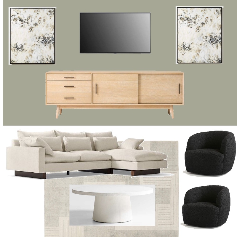 Family room west elm and CB Mood Board by Jennjonesdesigns@gmail.com on Style Sourcebook