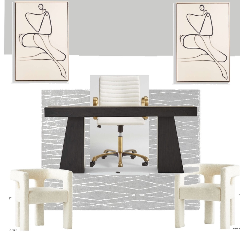 Office black desk white chairs Mood Board by Jennjonesdesigns@gmail.com on Style Sourcebook