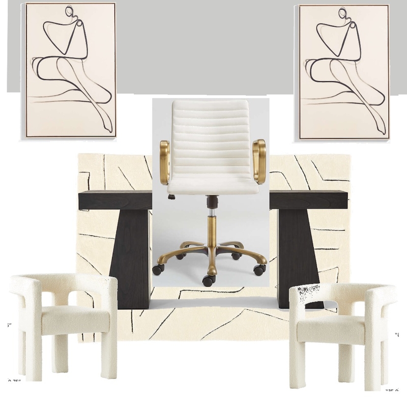 Office black desk white chairs Mood Board by Jennjonesdesigns@gmail.com on Style Sourcebook