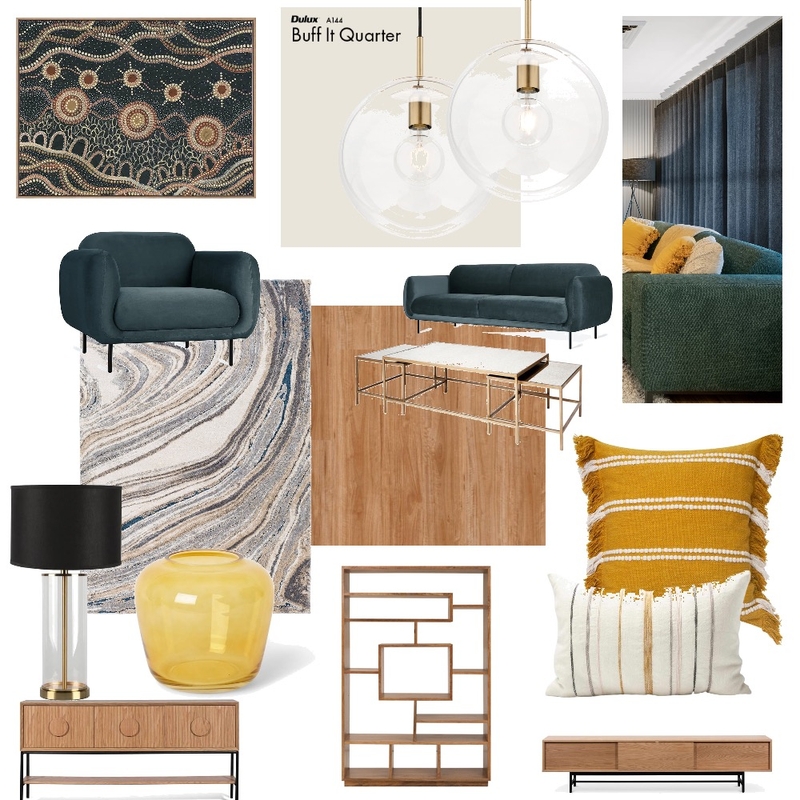 NYC Penthouse Mood Board by Land of OS Designs on Style Sourcebook