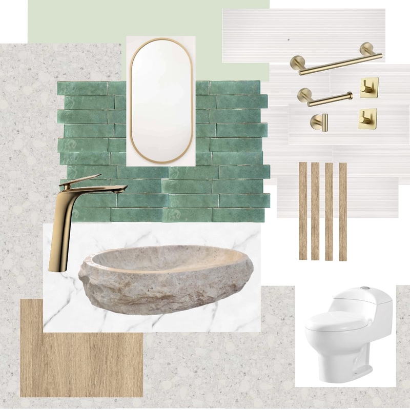 MOOD BOARD BAÑO Mood Board by Clau Herrera on Style Sourcebook