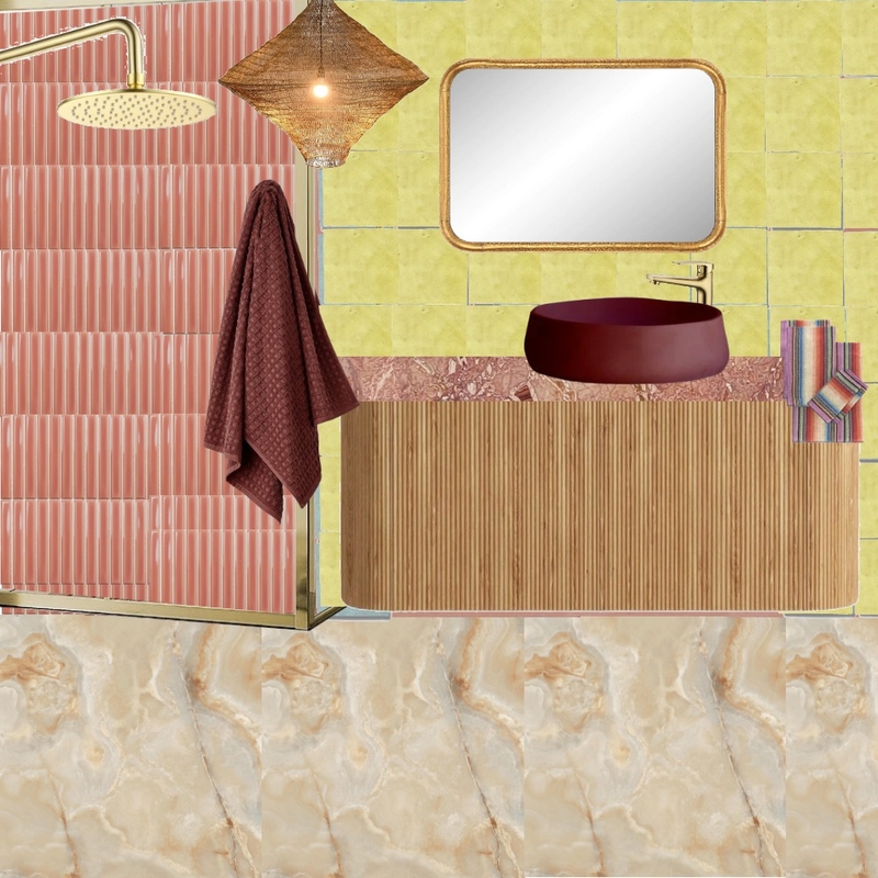 Bath - Peach, Sky & Lemon 1 Mood Board by dl2407 on Style Sourcebook