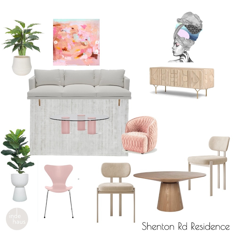 Claremont - Kristen Pastels - casablanca dining Mood Board by indi haus on Style Sourcebook