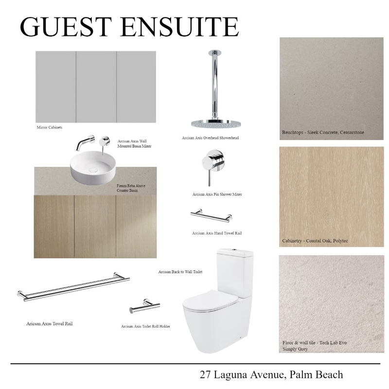 27 Laguna Avenue - Ensuite Guest (White) Mood Board by Kathleen Holland on Style Sourcebook