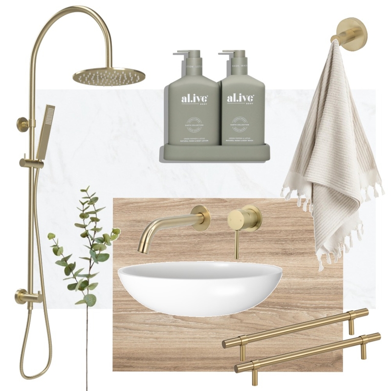 AU-1165743 -bathroom brass Mood Board by CaitlynABI on Style Sourcebook