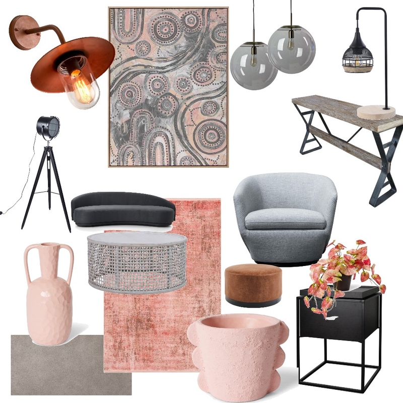 Modern rustic living room Mood Board by Land of OS Designs on Style Sourcebook