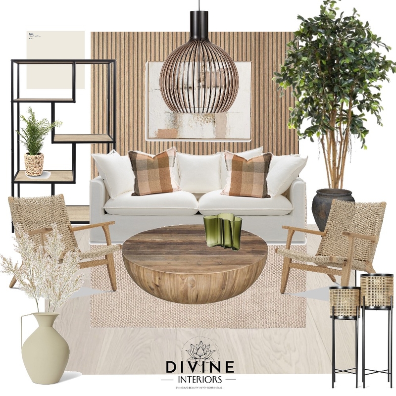 Cozy Living Mood Board by Divine Interiors on Style Sourcebook