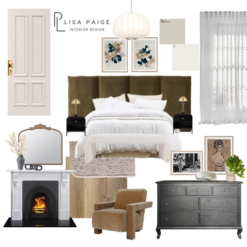 Primary Bedroom Edwardian Renovation Mood Board by Lisa Paige Design on Style Sourcebook