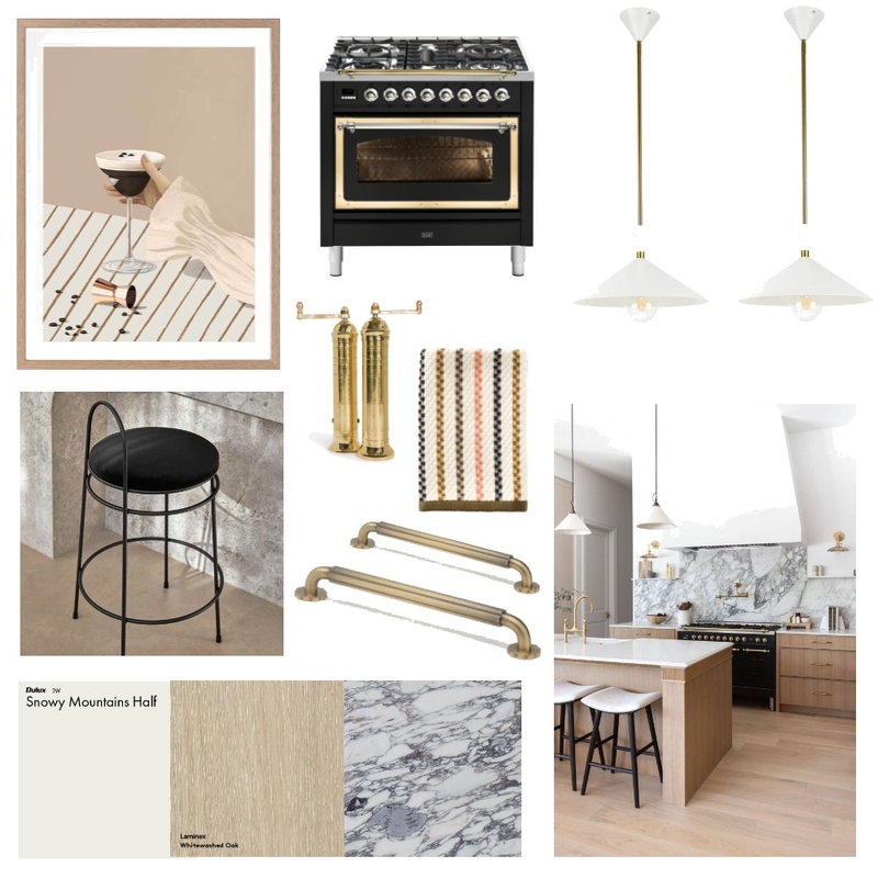 Chic Kitchen Mood Board by Eliza Grace Interiors on Style Sourcebook
