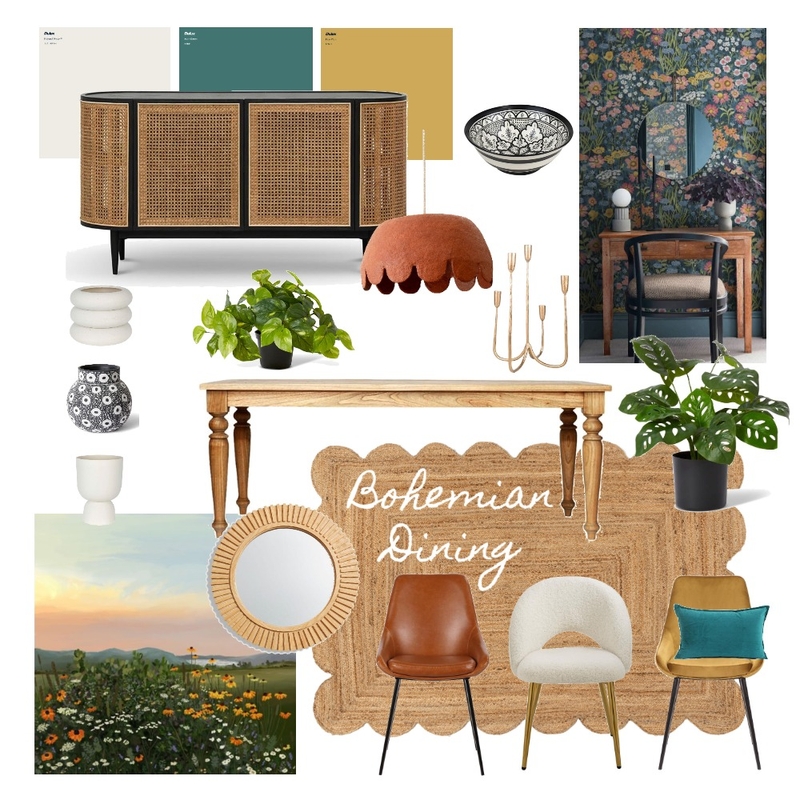 Bohemian - IDI Board Mood Board by kindredlivinginteriors on Style Sourcebook