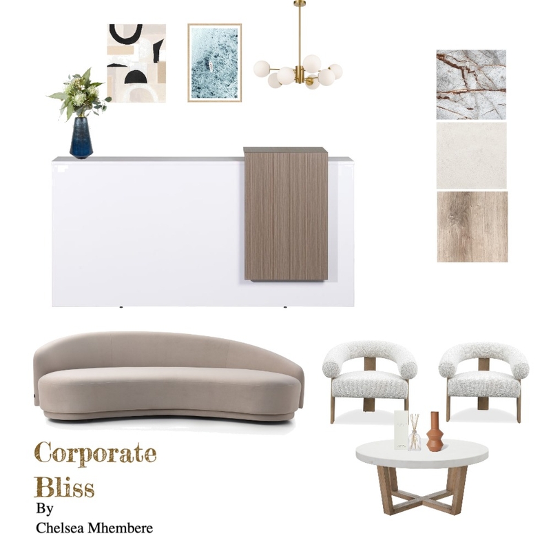 Corporate Bliss Mood Board by Chelsea's Designs on Style Sourcebook