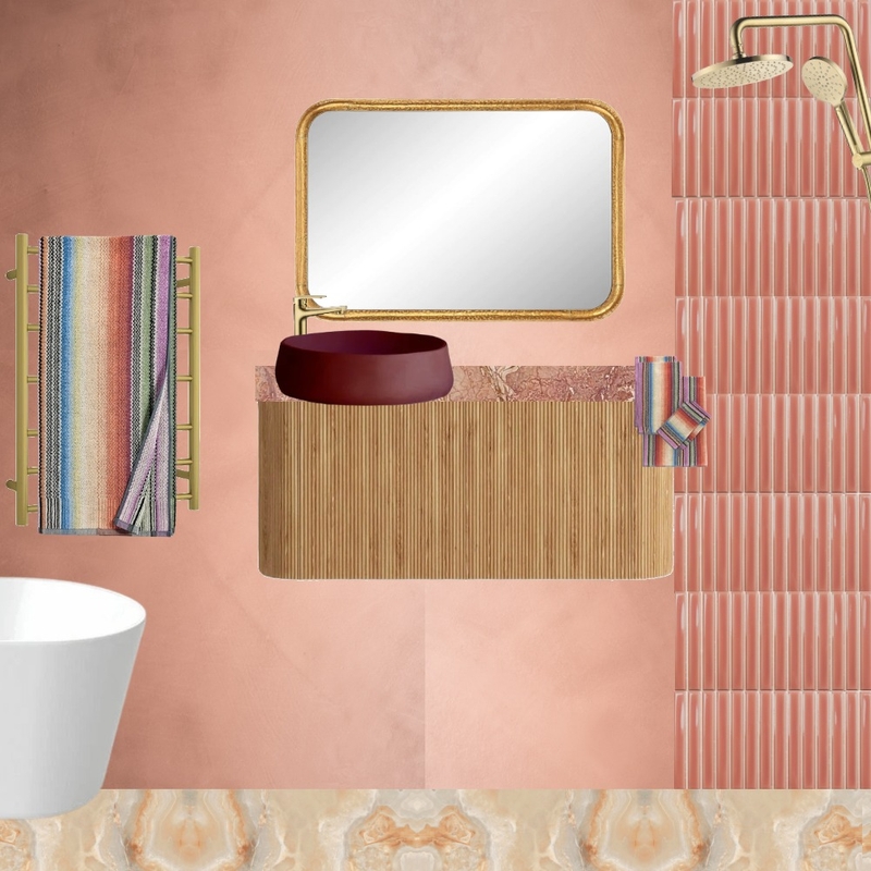 Coral Bathroom 2 Mood Board by dl2407 on Style Sourcebook