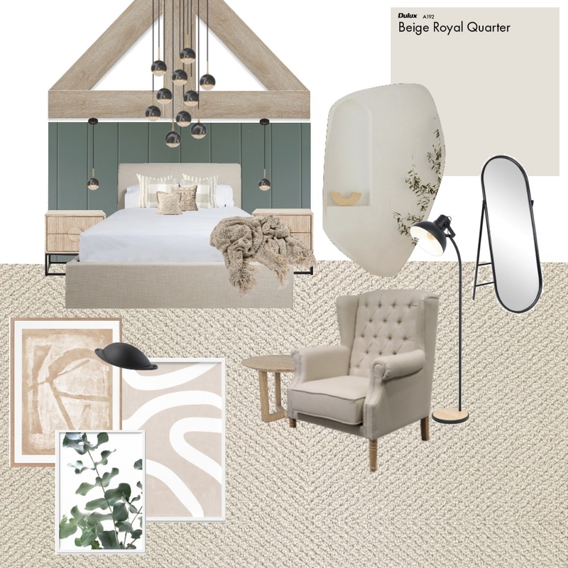 farmhouse bedroom Mood Board by Laurel and Fawne on Style Sourcebook