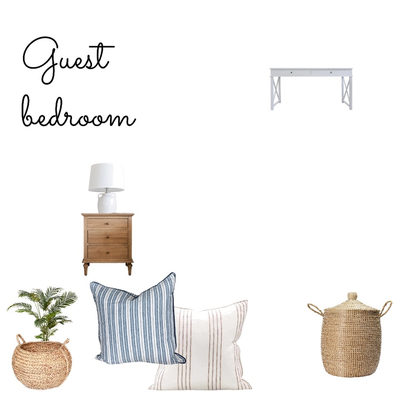 Guest Bedroom Mood Board by yvettemcget on Style Sourcebook