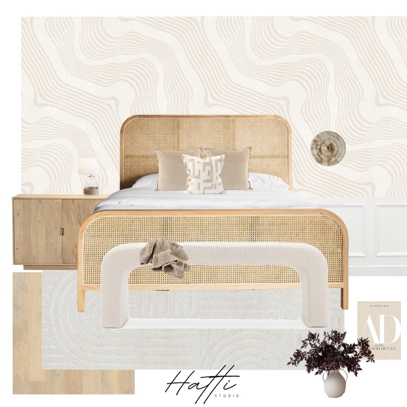 Modern bedroom Mood Board by Hatti Interiors on Style Sourcebook