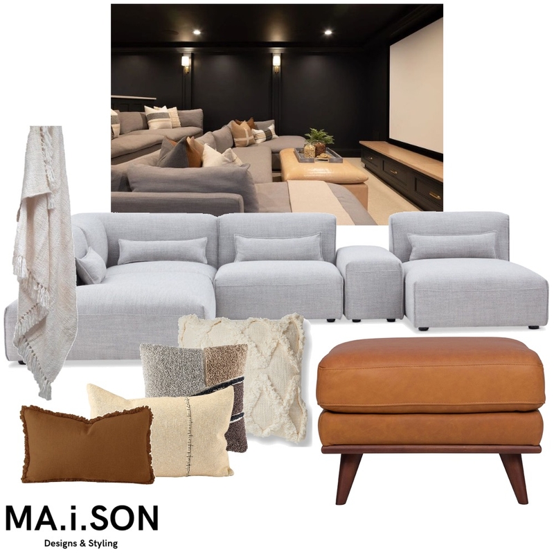 Home Theatre Mood Board by JanetM on Style Sourcebook