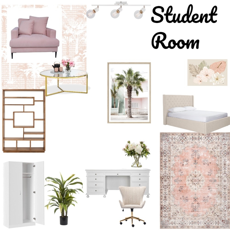 Student Room Mood Board by Valida1 on Style Sourcebook