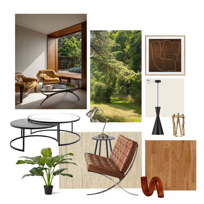 Mid-Century Modern Lounge Mood Board by Georgina Austin-Brown on Style Sourcebook