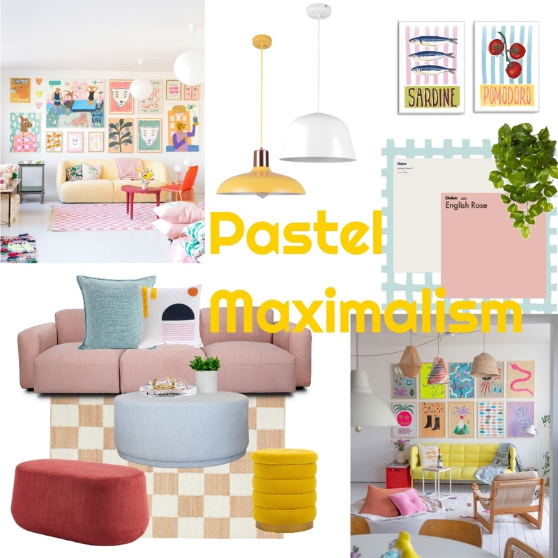 Pastel Maximalist Mood Board by chi.nkc12 on Style Sourcebook