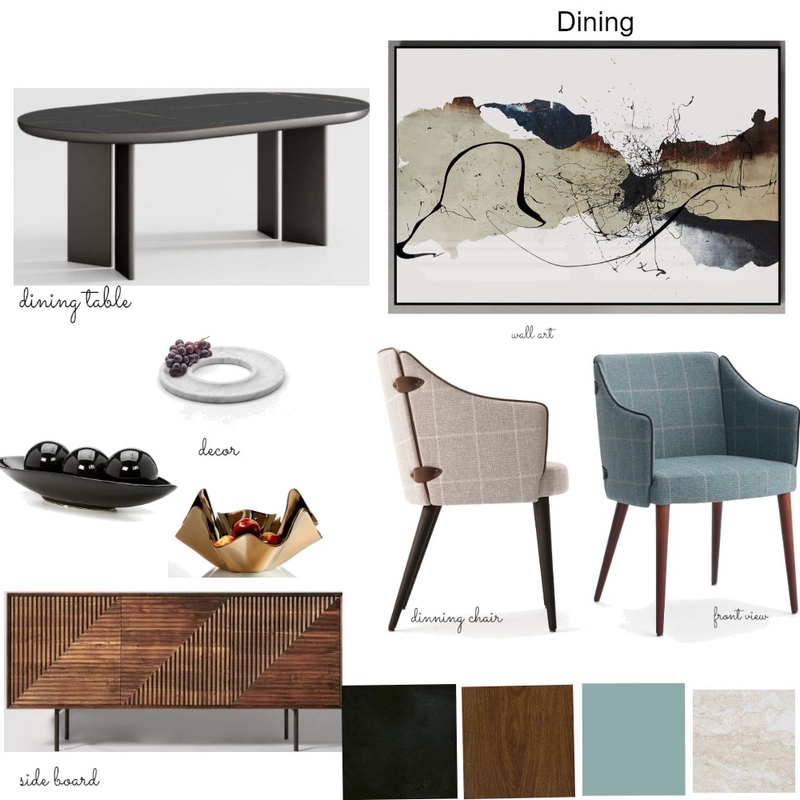 Mr Nnamdi Dining area Mood Board by Oeuvre designs on Style Sourcebook