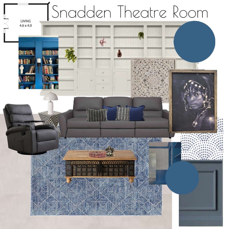 Snadden Theatre Room Mood Board by Katelyn Scanlan on Style Sourcebook