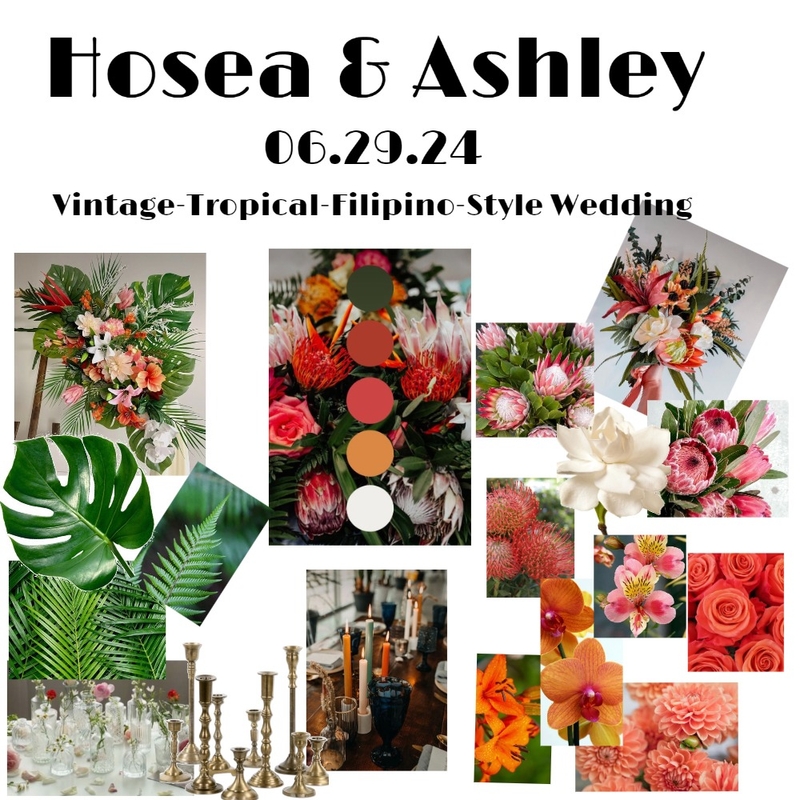 Hosea & Ashely 06.29.24 Mood Board by undefined on Style Sourcebook