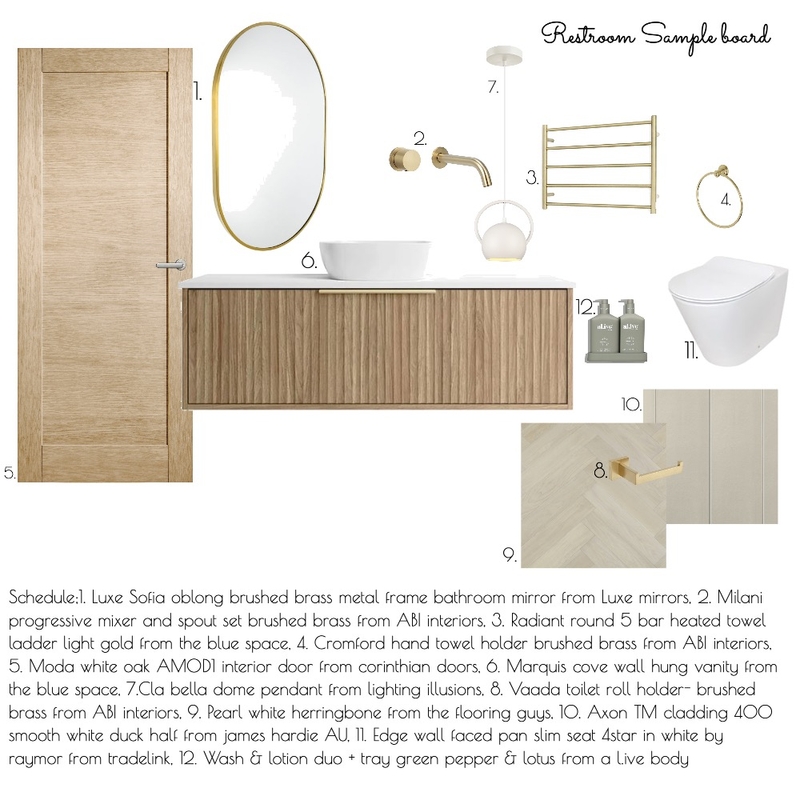 restroom sb Mood Board by marwak on Style Sourcebook