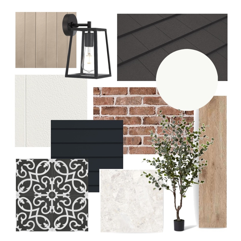 Modern Classic Exterior Palette Mood Board by ponderhome on Style Sourcebook