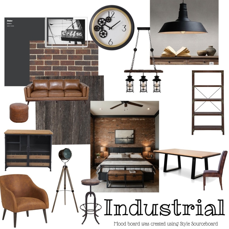 Industrial Mood Board by nerolie_10@hotmail.com on Style Sourcebook