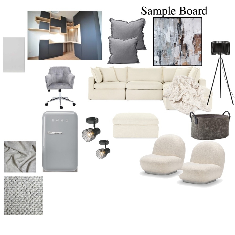 Sample Board for the Pj Lounge Mood Board by Hundz_interiors on Style Sourcebook