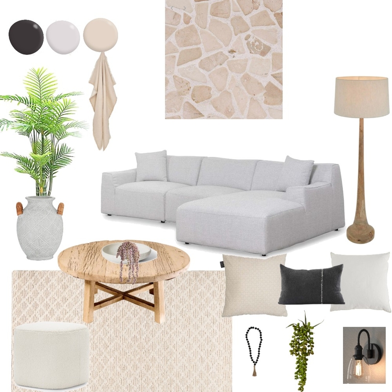 Loungeroom Module 9 Mood Board by Shell Shepherd on Style Sourcebook